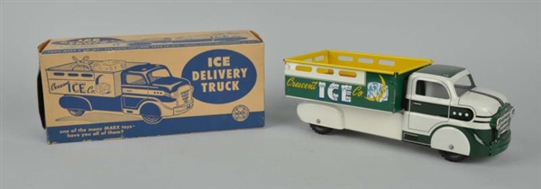 MARX PRESSED STEEL ICE DELIVERY TRUCK.            