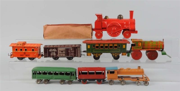 NONPAREIL, STRAUS AND OTHER TOY TRAINS.           