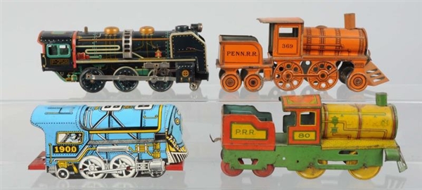 LOT OF 4: CORTLAND MOHAWK JAPANESE TOY TRAINS.    
