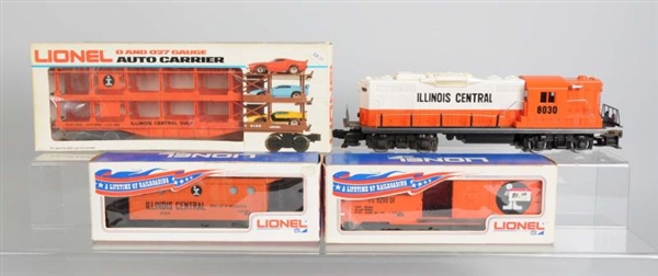 LIONEL 8030 ILLINOIS CENTRAL GP9 & FREIGHTS.      