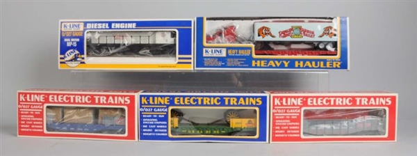 K-LINE TCA, CIRCUS, & OTHER TRAIN ITEMS.          