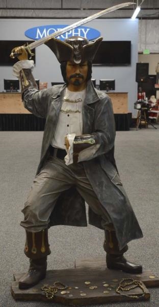TALL JOHNNY DEPP PIRATES OF THE CARIBBEAN STATUE  