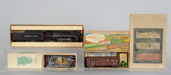 LIONEL 0646 LOCOMOTIVE & ASSORTED OTHER HO ITEMS. 