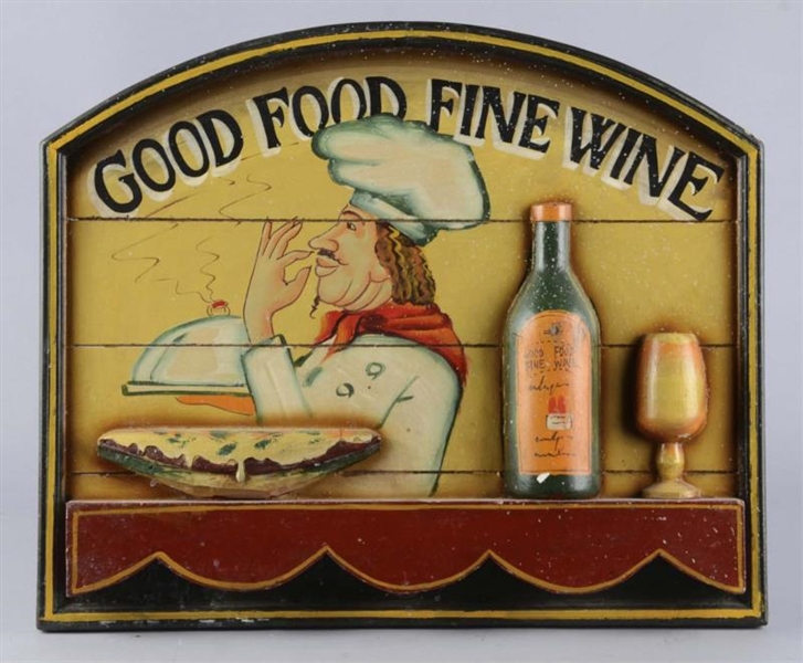 LOT OF 2: WINE / WINERY RELATED SIGNS             
