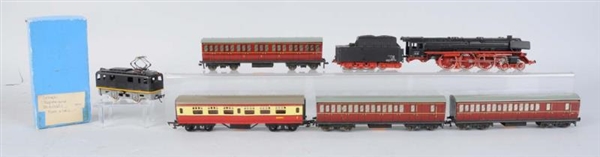 HORNBY 4 - 6 - 4 LOCO & ASSORTED PASSENGER CARS.  