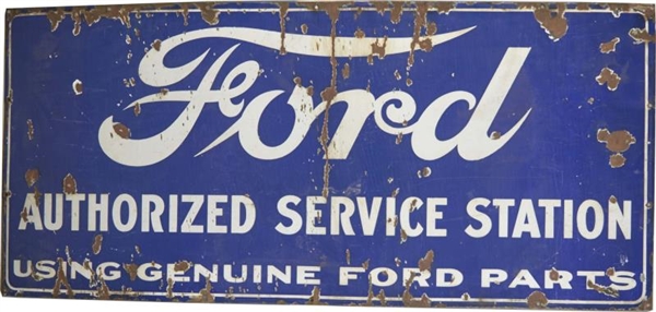 LONG FORD AUTHORIZED SERVICE STATION SIGN         