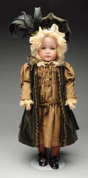 REMARKABLE K & R CHARACTER DOLL.                  