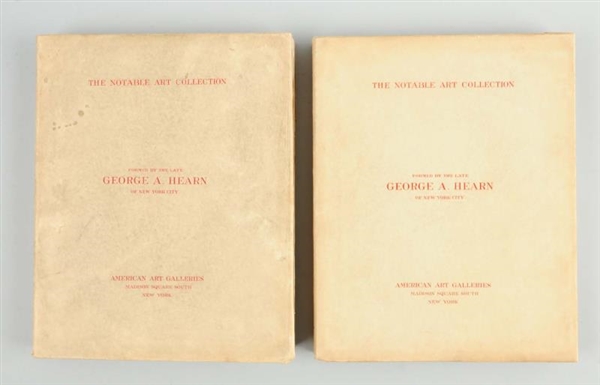 GEORGE A. HEARN ART COLLECTION AUCTION CATALOG.   