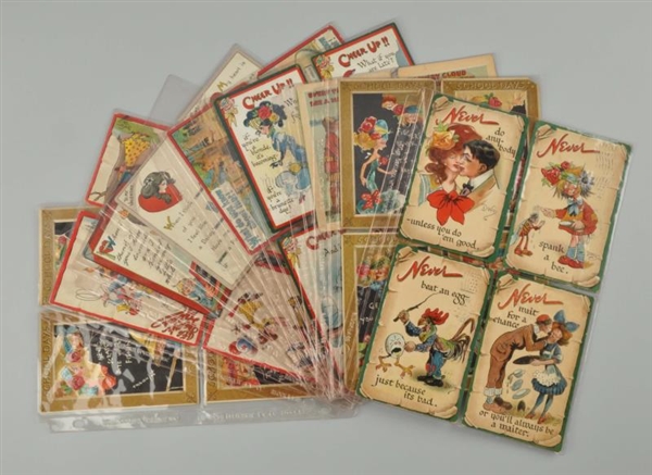 LOT OF 27: ASSORTED DWIG POSTCARDS.               