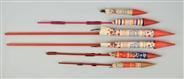 LOT OF 6: OLD-TIME US ROCKETS 1940S & 1950S.      
