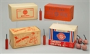 LOT OF 4: SALUTE BOXES FROM 1920S-1950S.          