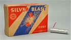 RARE UNEXCELLED FIREWORKS SILVER BLAST SALUTE BOX.