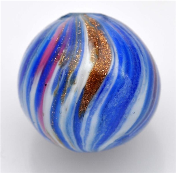 ONIONSKIN LUTZ WITH MICA MARBLE.                  