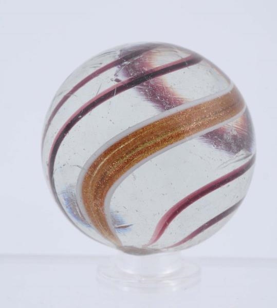 LARGE BANDED LUTZ MARBLE.                         