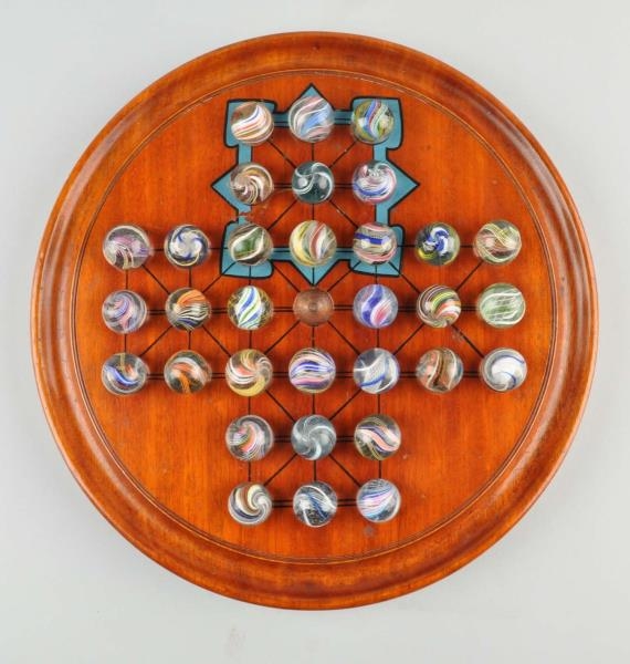 LARGE GENERAL GRANT BOARD WITH 32 MARBLES.        