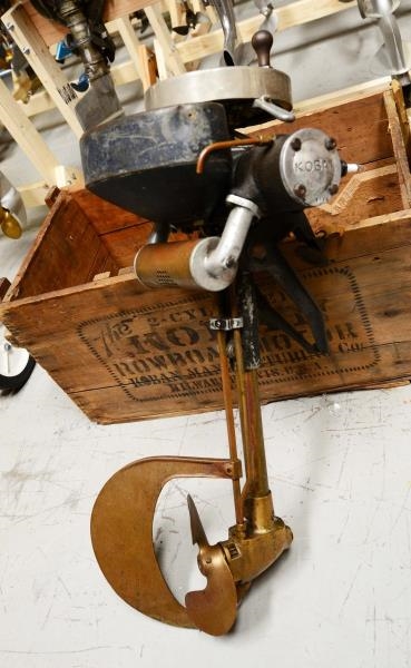 1918 KOBAN OPPOSED TWIN CYLINDER OUTBOARD MOTOR   