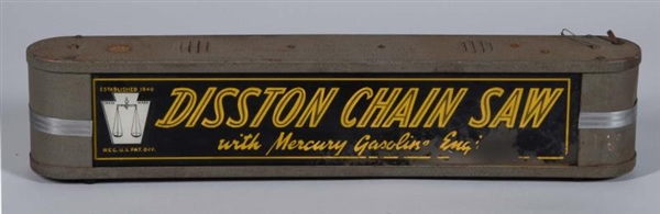 DISSTON CHAINSAWS & MERCURY GAS ENGINE SIGN       