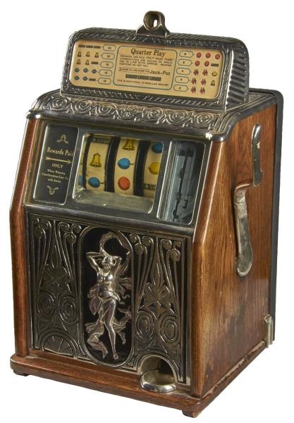 ***25¢ CAILLE SUPERIOR OPERATORS BELL SLOT MACHINE