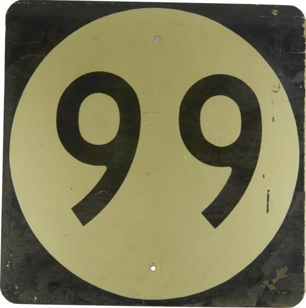 SINGLE SIDED 99 REFLECTIVE ROAD SIGN              