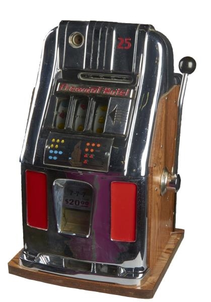 ***25¢ MILLS HIGH TOP "21" SLOT MACHINE           