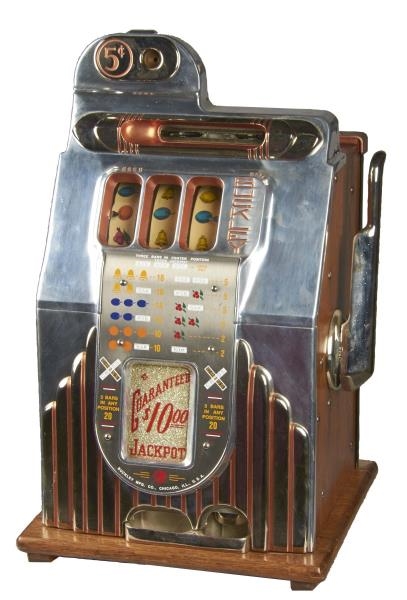 ***5¢ BUCKLEY CRISS CROSS SLOT MACHINE            