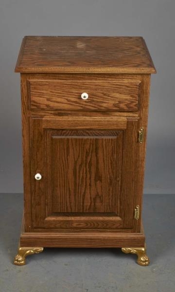 SLOT MACHINE STAND WITH DRAWER & METAL FEET       