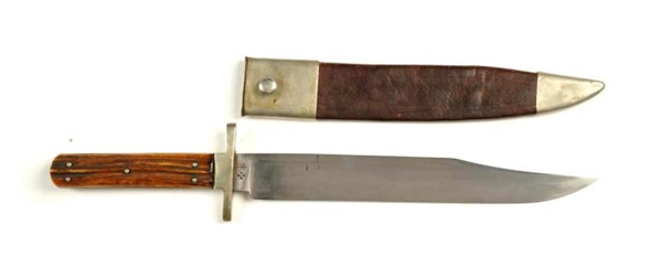 RODGERS & SONS SHEFFIELD BOWIE KNIFE.             