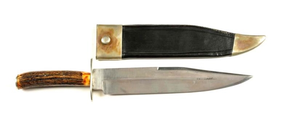 LARGE GEORGE WOSTENHOLM IXL BOWIE KNIFE.          