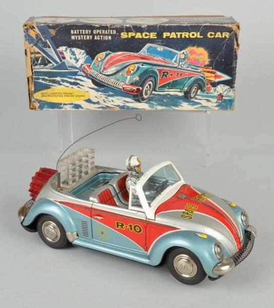 JAPANESE TIN LITHO BATTERY-OPERATED SPACE PATROL. 