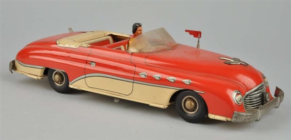 TIN BATTERY-OPERATED CONVERTIBLE.                 