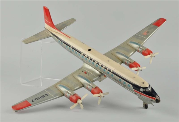 JAPANESE TIN BATTERY - OPERATED  AIRPLANE.        