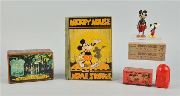 LOT OF 6: MICKEY MOUSE VARIOUS ITEMS.             