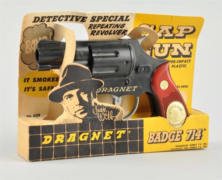 KNICKERBOCKER DRAGNET CAP GUN.                    