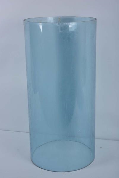 BLUE TINTED TEN GALLON GLASS CYLINDER             