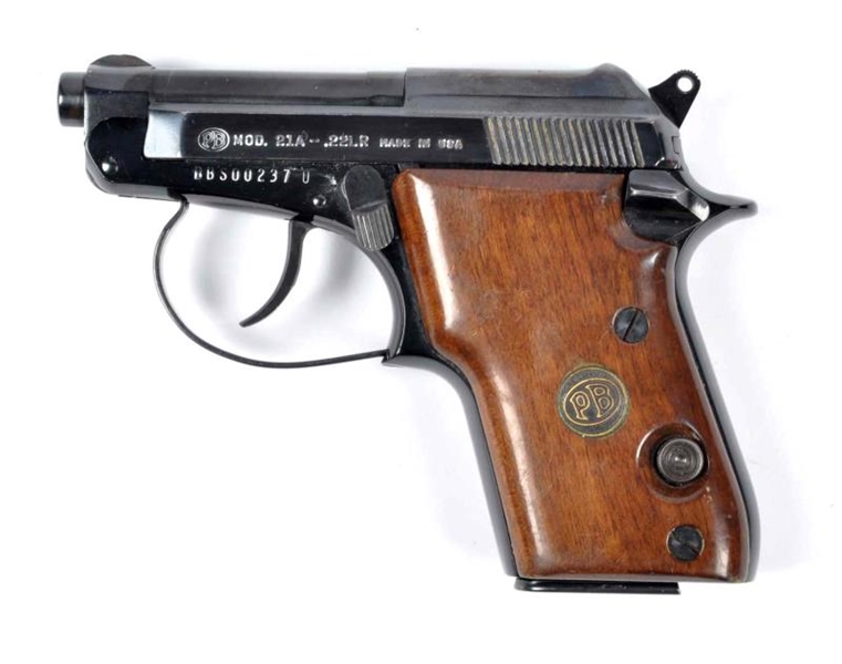 Lot Detail - **BERETTA MODEL 21A SEMI-AUTOMATIC PISTOL.