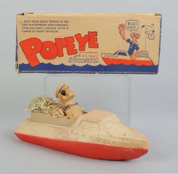 POPEYE SOAPY SPINACH BOAT.                        