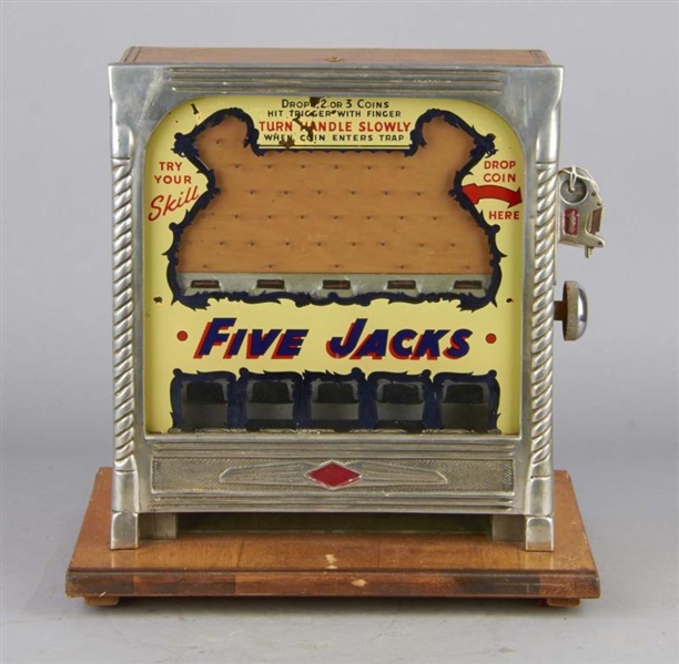 1 ¢ FIVE JACKS COIN DROP PAYOUT TRADE STIMULATOR  