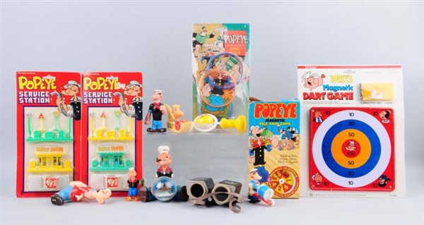 LOT OF 13: VARIOUS POPEYE ITEMS.                  