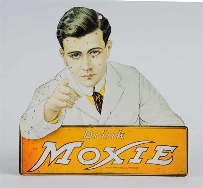 1915-20 MOXIE CUT-OUT WITH FRANK ARCHER.          