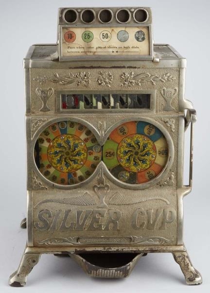 5 ¢ CAILLE SILVER CUP SLOT MACHINE                