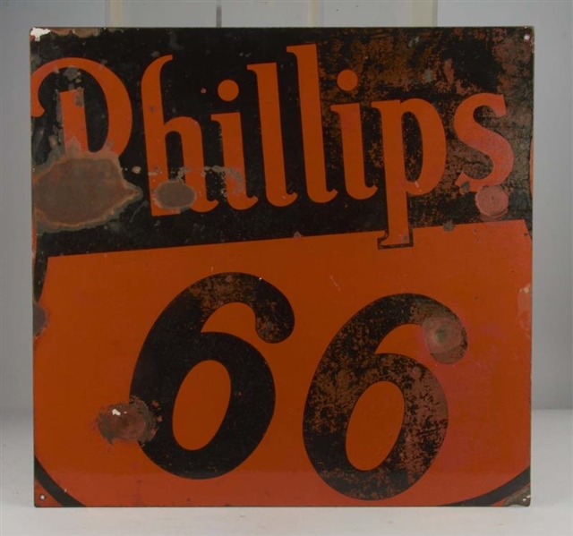 DOUBLE SIDED PHILLIPS 66 SIGN                     