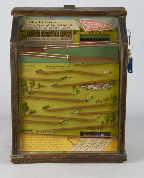1 ¢ STEEPLECHASE MARBLE RACE GAME                 