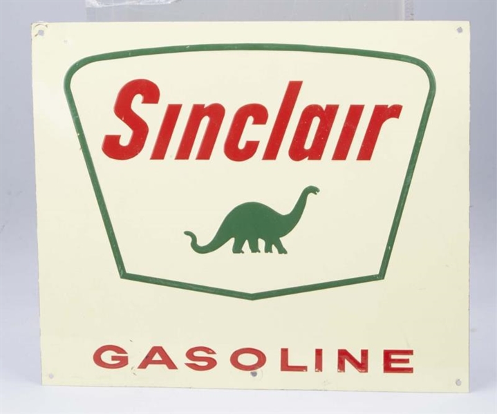 SINCLAIR GASOLINE EMBOSSED TIN SIGN               