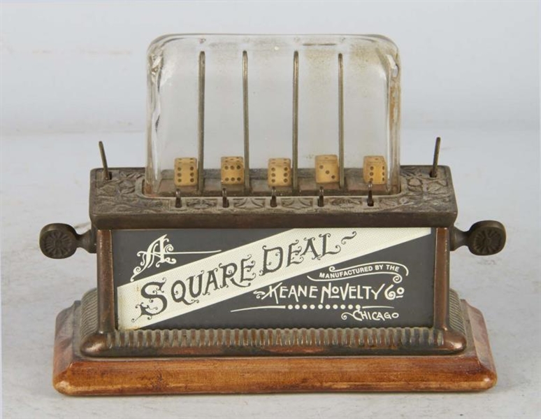 KEANE NOVELTY CO. SQUARE DEAL DICE GAME           