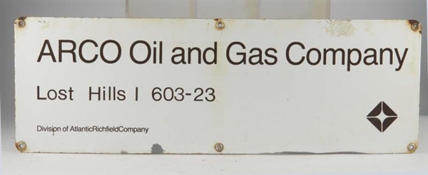 ARCO OIL & GAS COMPANY SIGN                       