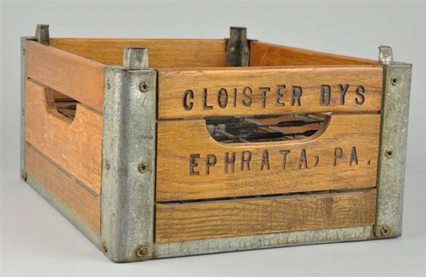 CLOISTER DAIRYS WOODEN CRATE.                    