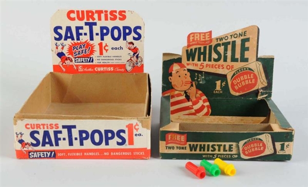 LOT OF 2: CANDY & GUM DISPLAY BOXES.              