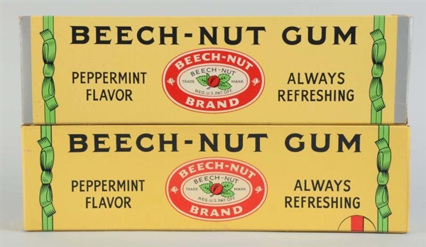 LOT OF 2: BEECH-NUT GUM DISPLAY BOXES.            