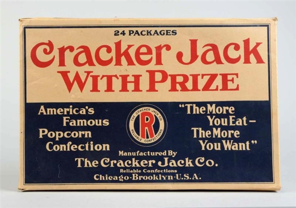LARGE CRACKER JACK VENDOR BOX.                    