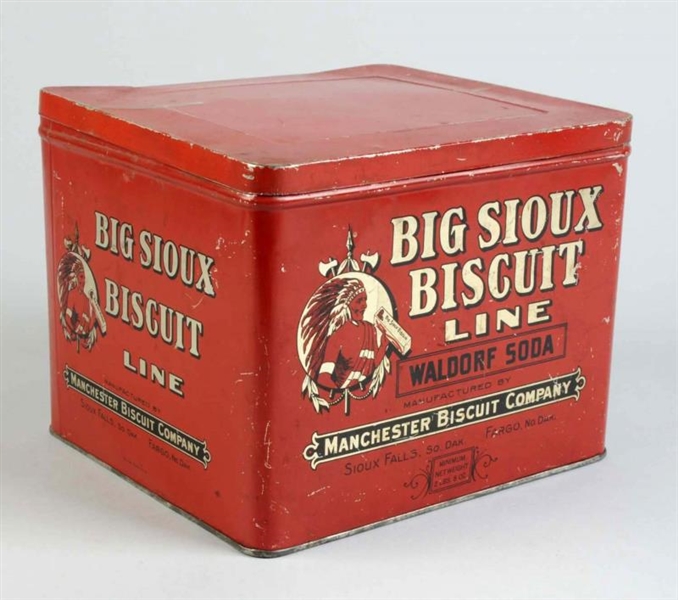 BIG SIOUX BISCUIT TIN.                            